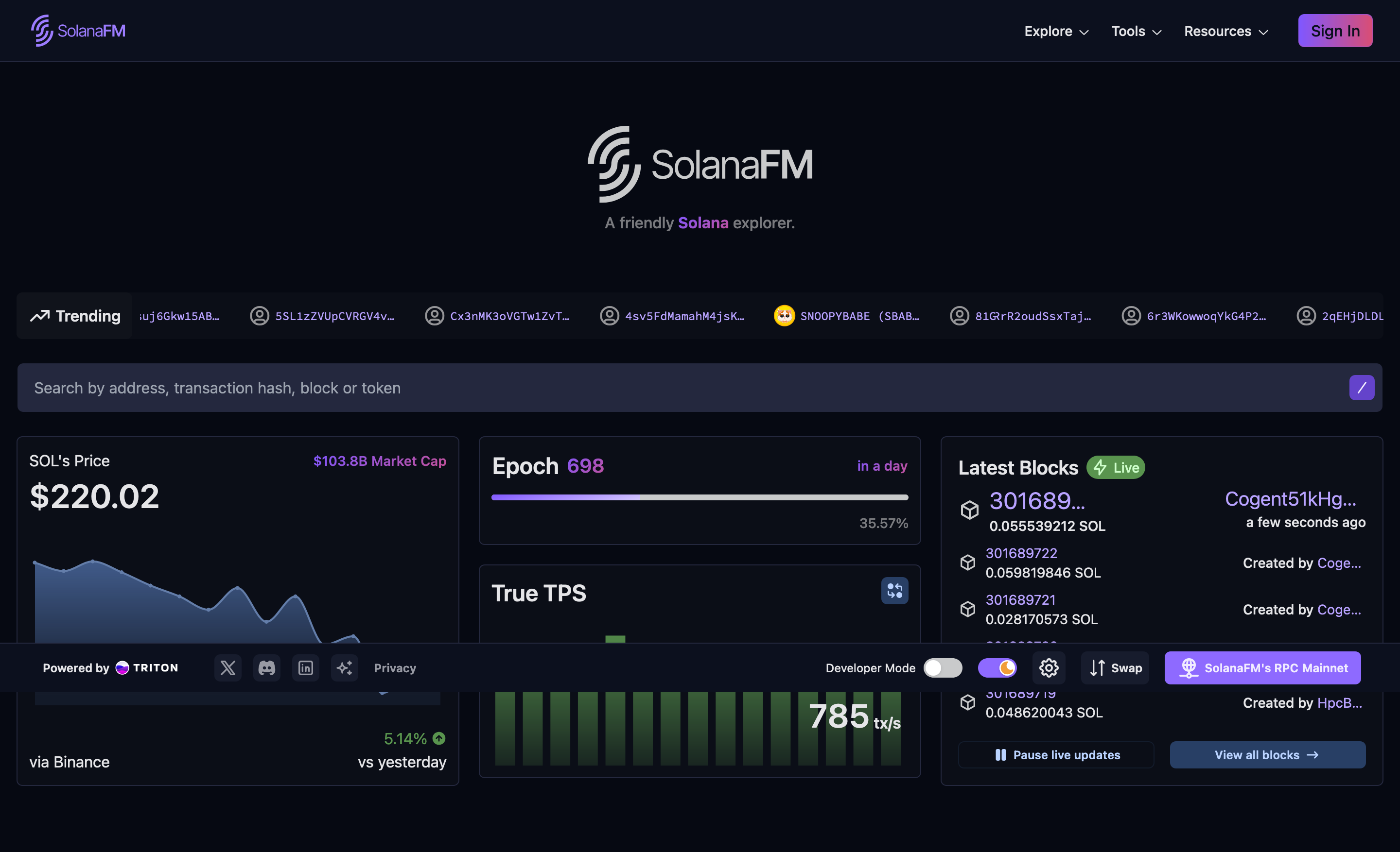 SolanaFM